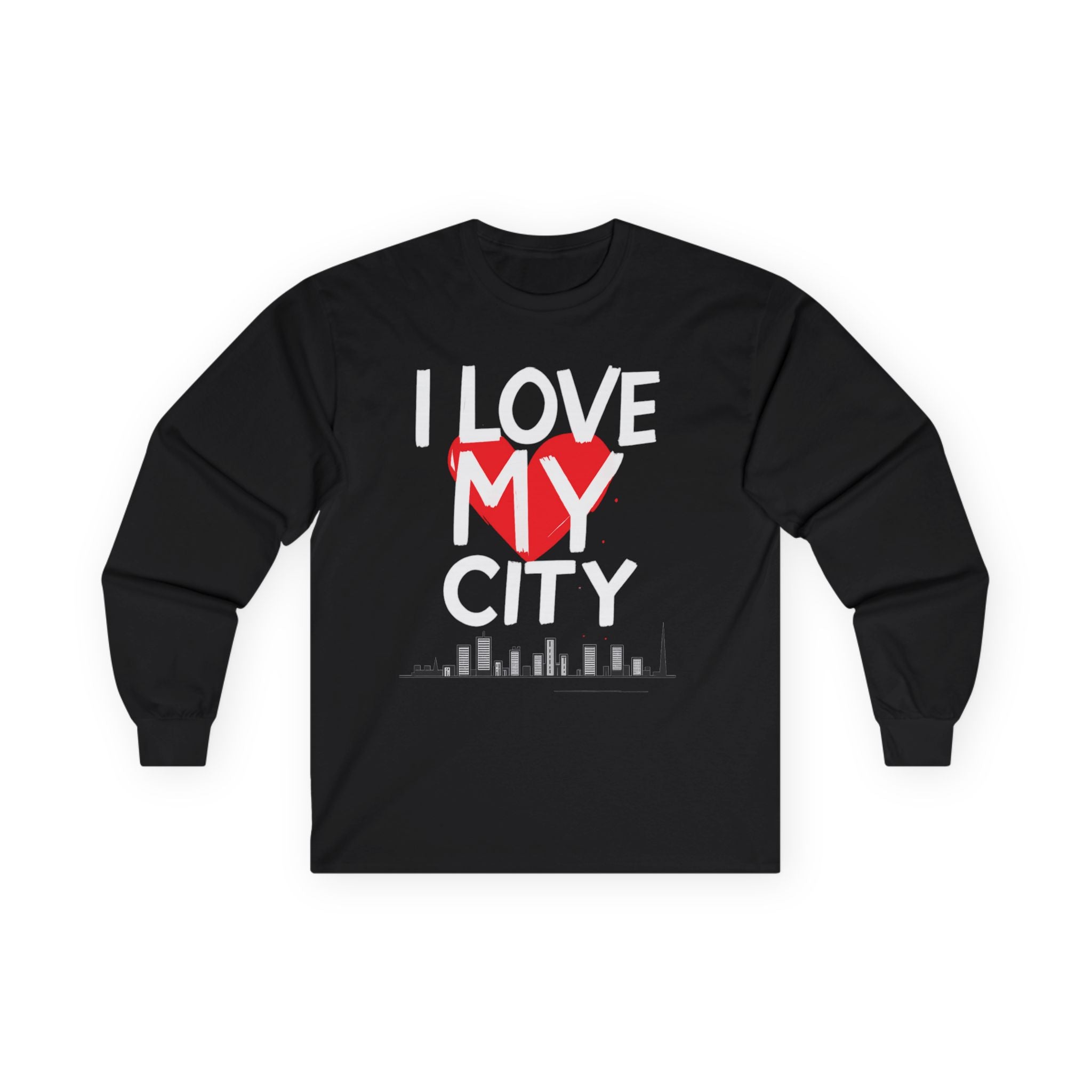 Long sleeve unisex tee perfect for layering in colder months.

