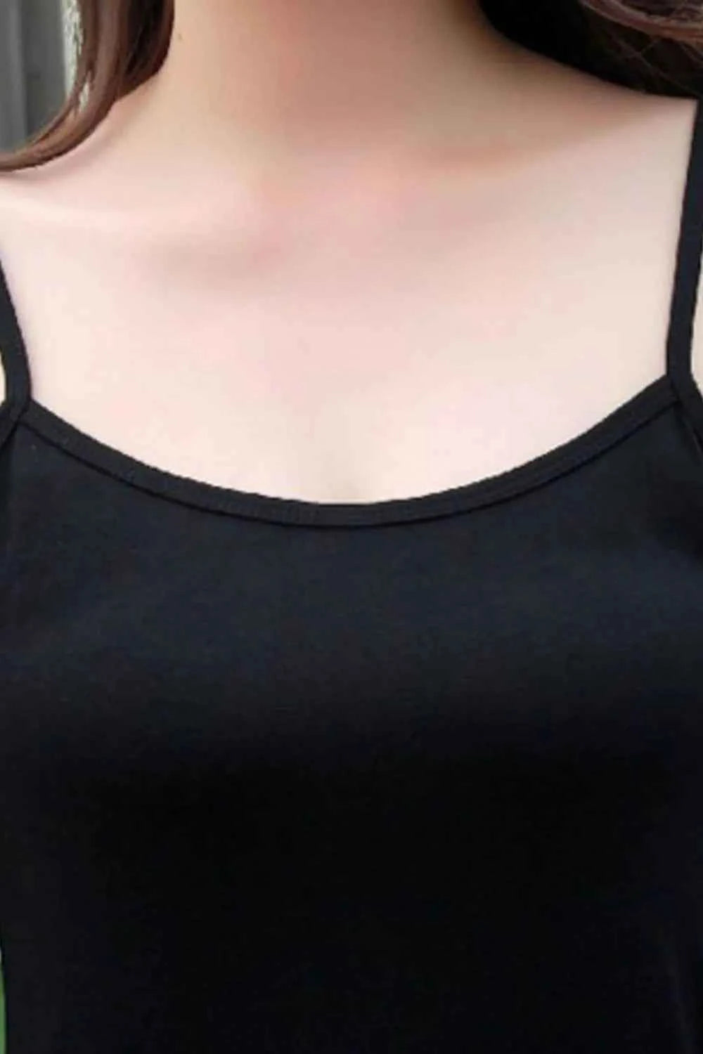 Scoop Neck Mini Cami Dress - Sleek, Stretchy & Stylish