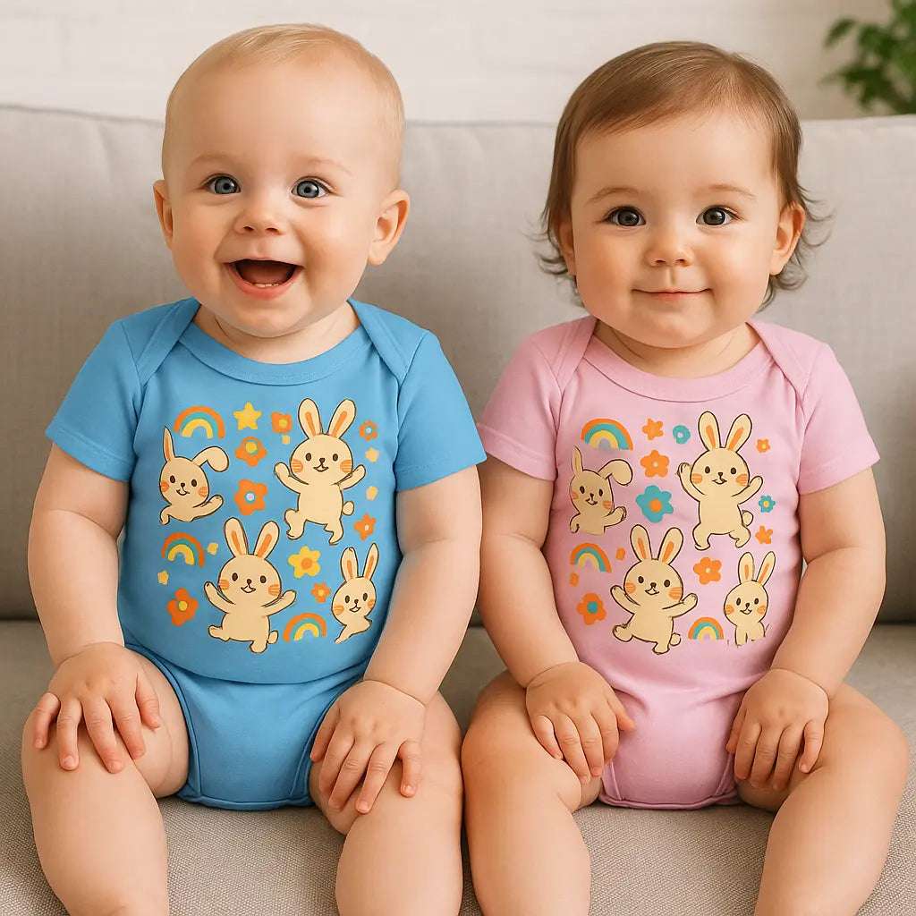 Expandable neckline baby bodysuit – perfect for newborns


