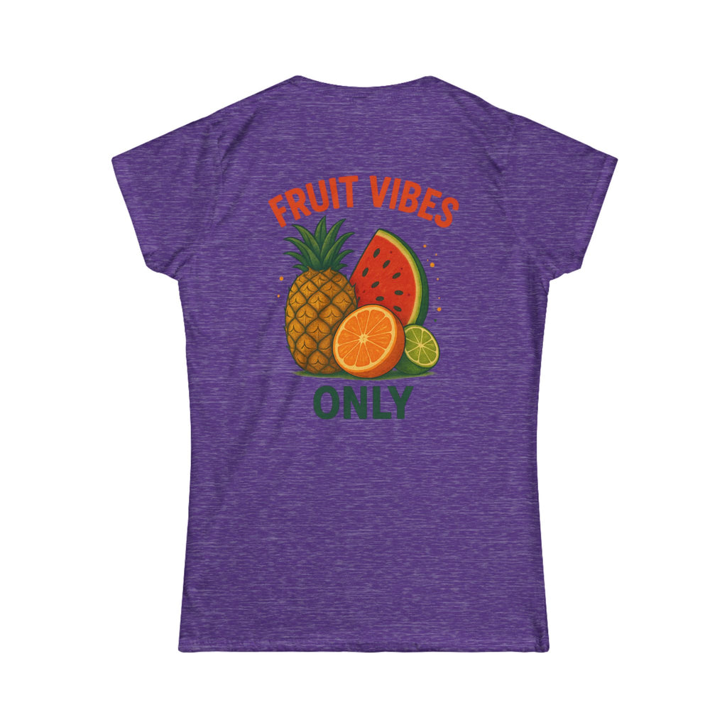 Soft lightweight fruit print shirt for beach days

