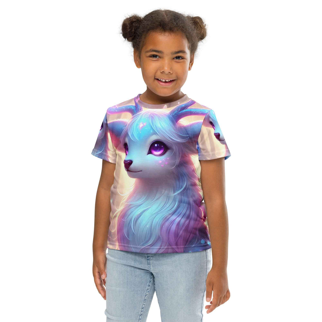 Colorful Kids Crew Neck T-Shirt for Active Days