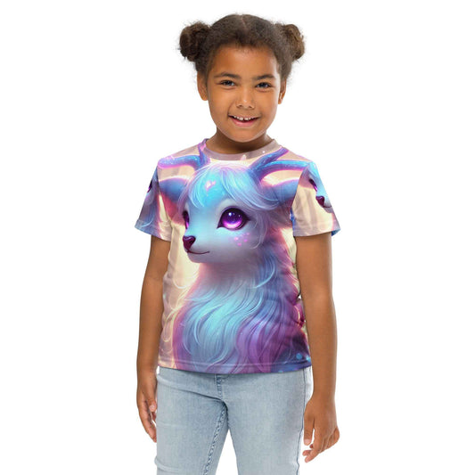 Colorful Kids Crew Neck T-Shirt for Active Days