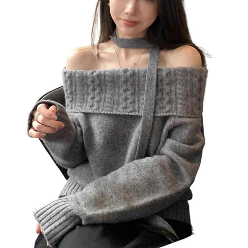 Solid Color Long Sleeve Sweater: Casual Elegance Meets Warmth