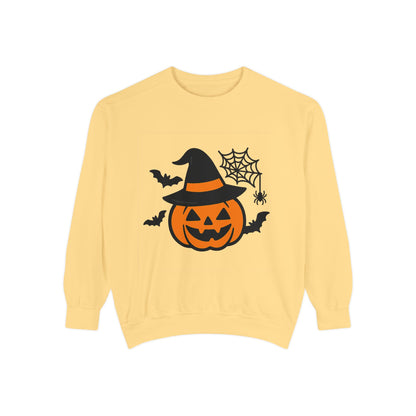 Spooky pumpkin sweatshirt – a must-have for fall fashion lovers

