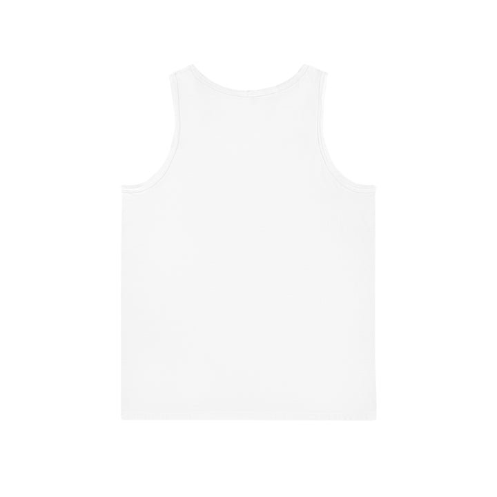 Sport Gray Unisex Tank with Flower Accent

