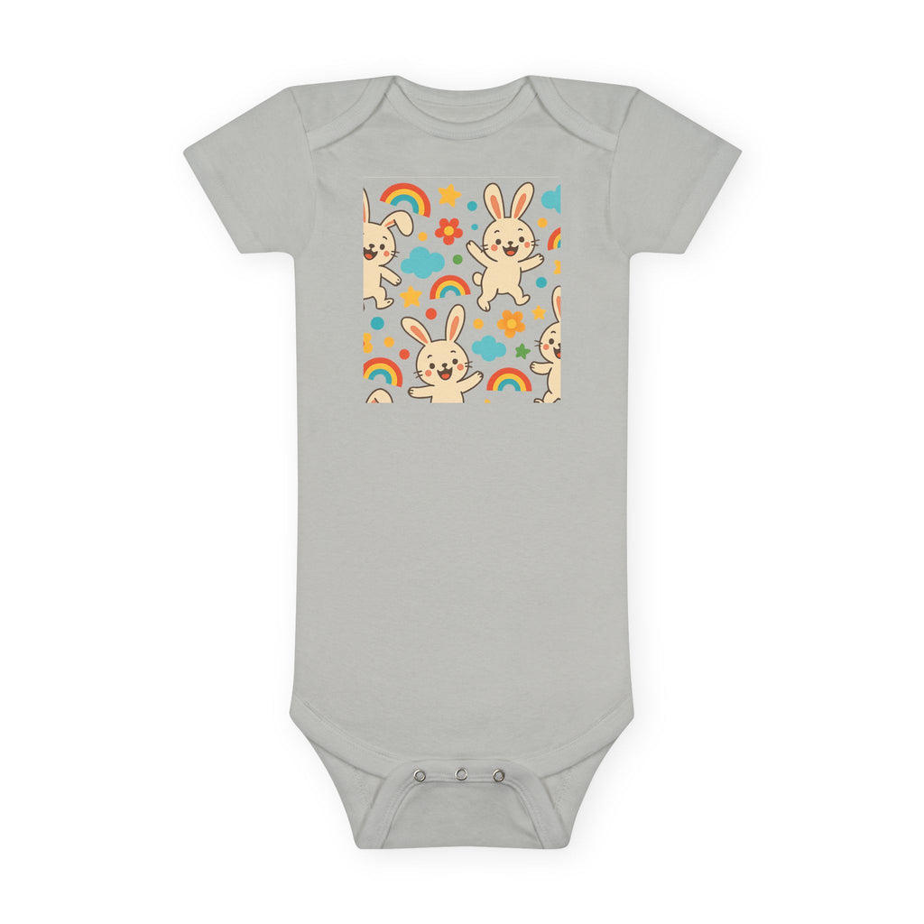 Infant bodysuit for baby girls and boys with soft seams

