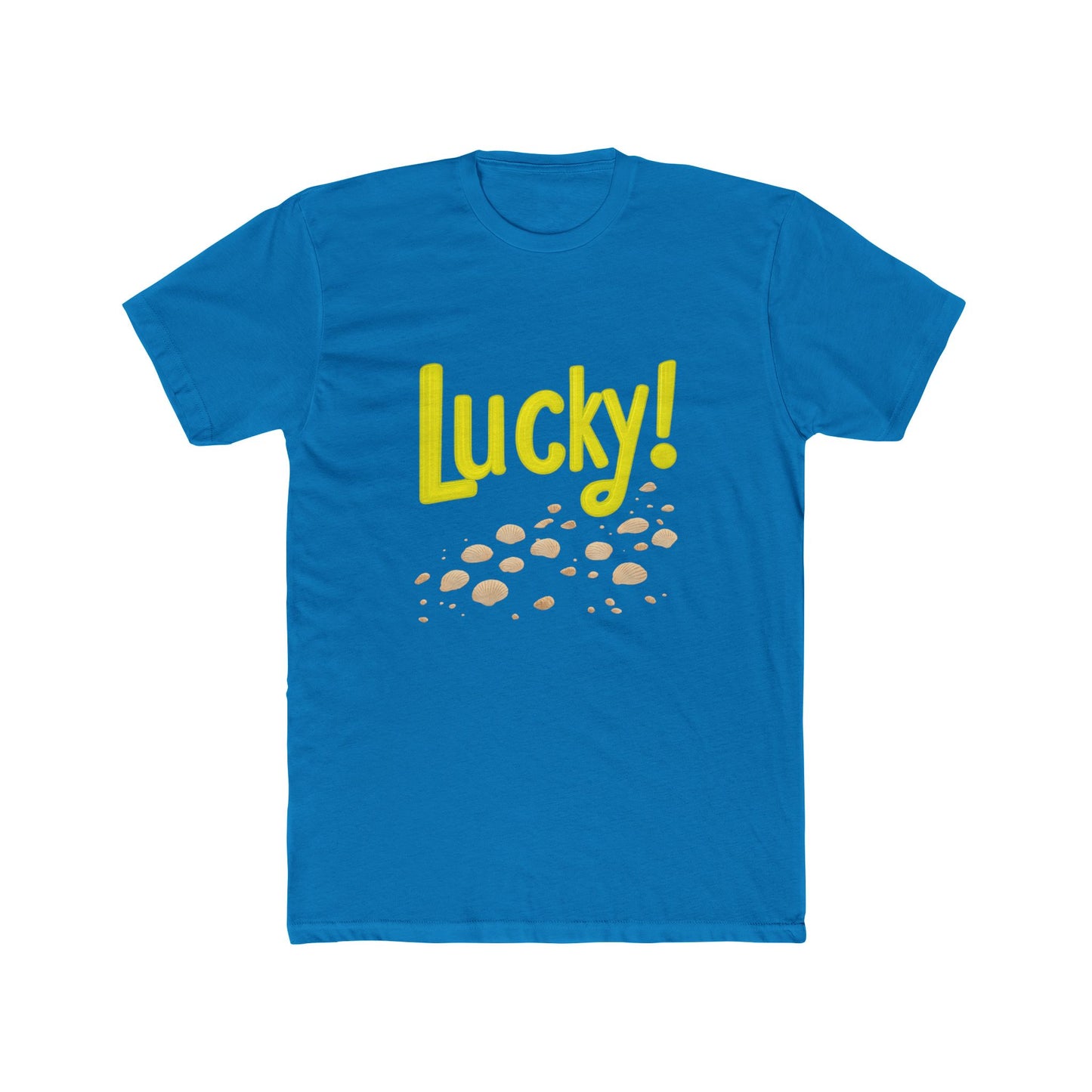 Stylish "Lucky!" Unisex Cotton Tee for a positive wardrobe boost