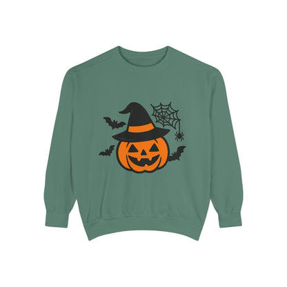 Stylish spooky pumpkin pullover for everyday autumn wear

