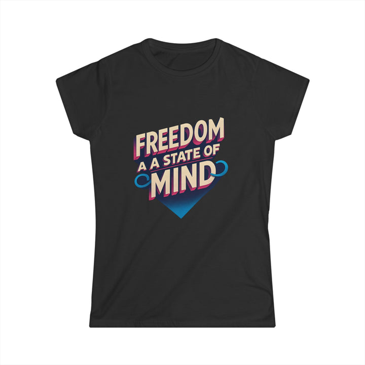 Summer-ready freedom quote t-shirt for her

