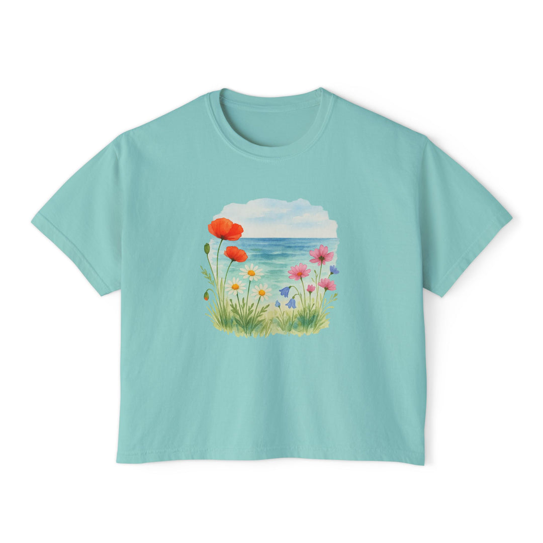 Summer Shirt Gift: Unique Floral Tee for Women