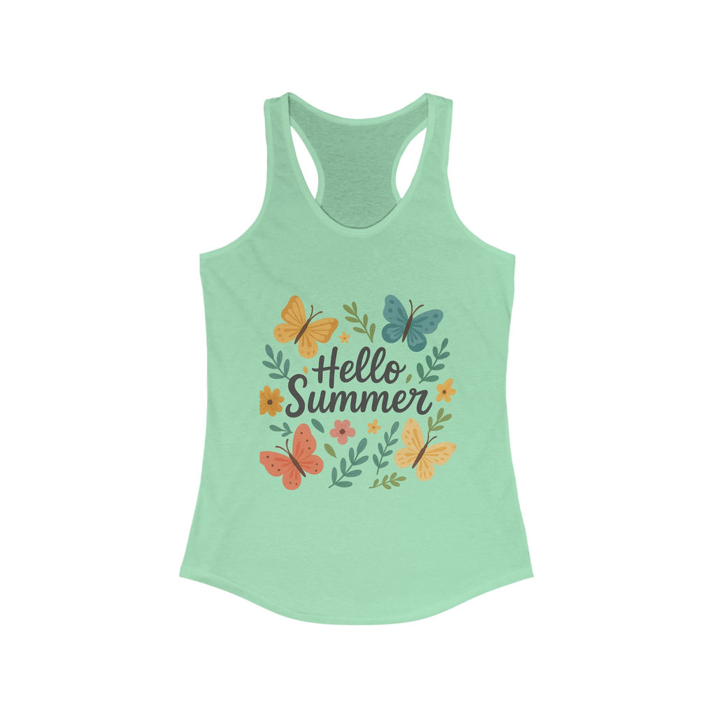 Breathable women's tank top with bright print

