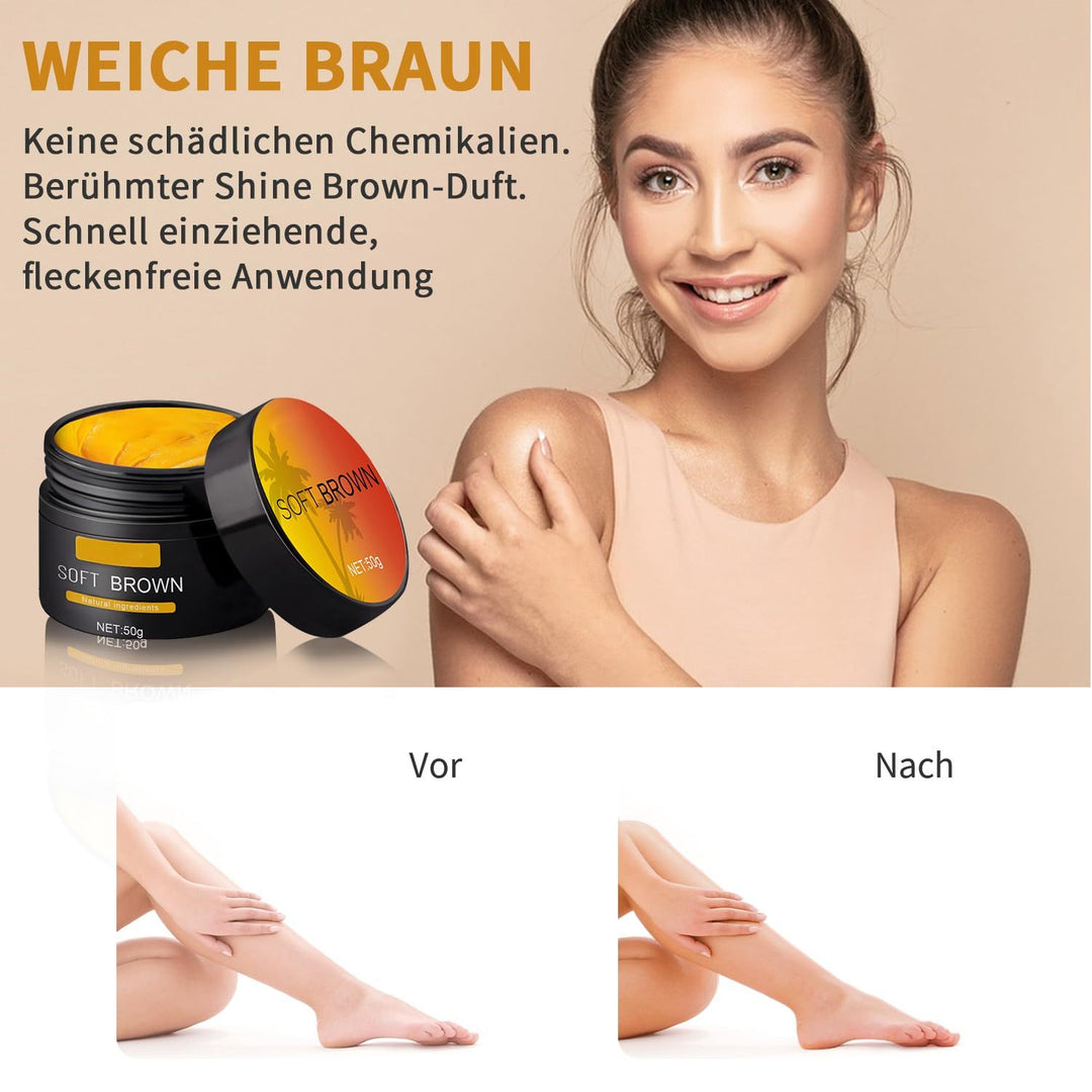 Suntanning Beauty Cream – silky texture, no heavy residue