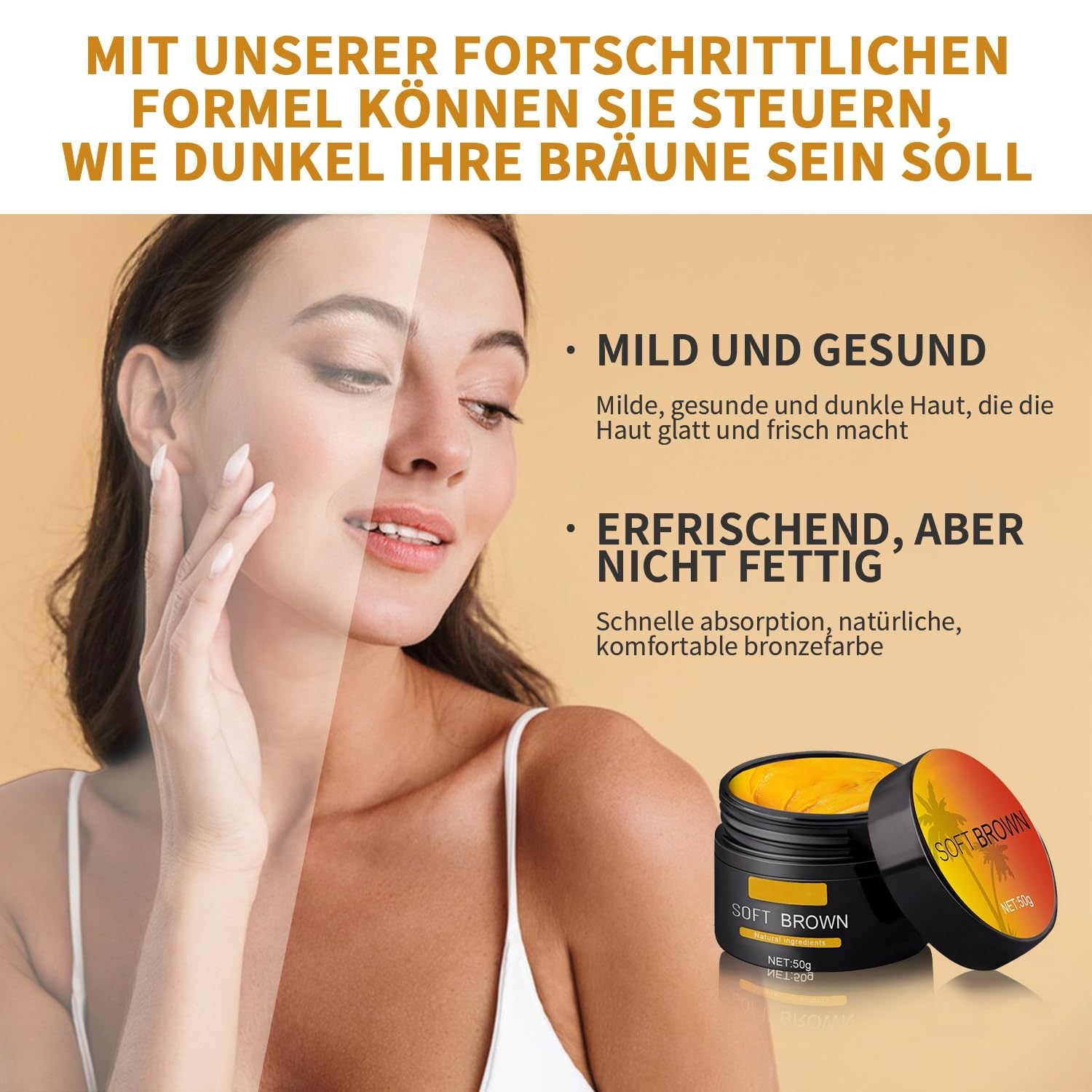 Suntanning Beauty Cream – streak-free glow for all skin tones