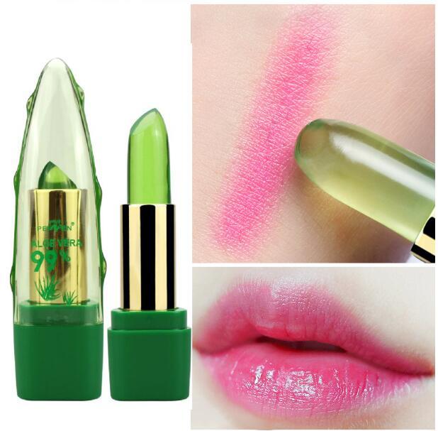 Texture detail – smooth glide of Aloe Vera Color Changing Lipstick
