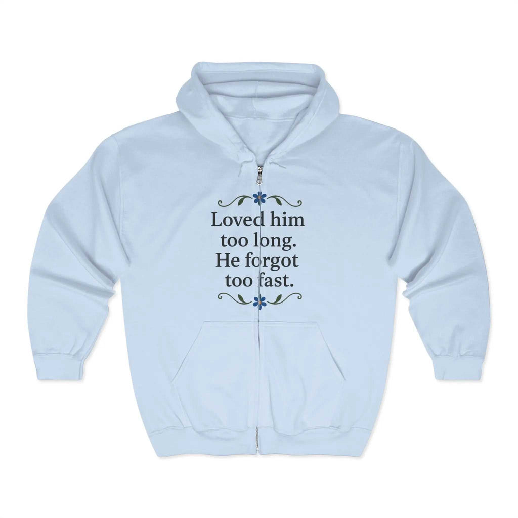 Unisex Zip Hoodie – Elegant Comfort with Deep Meaning www.PrintOne1.com