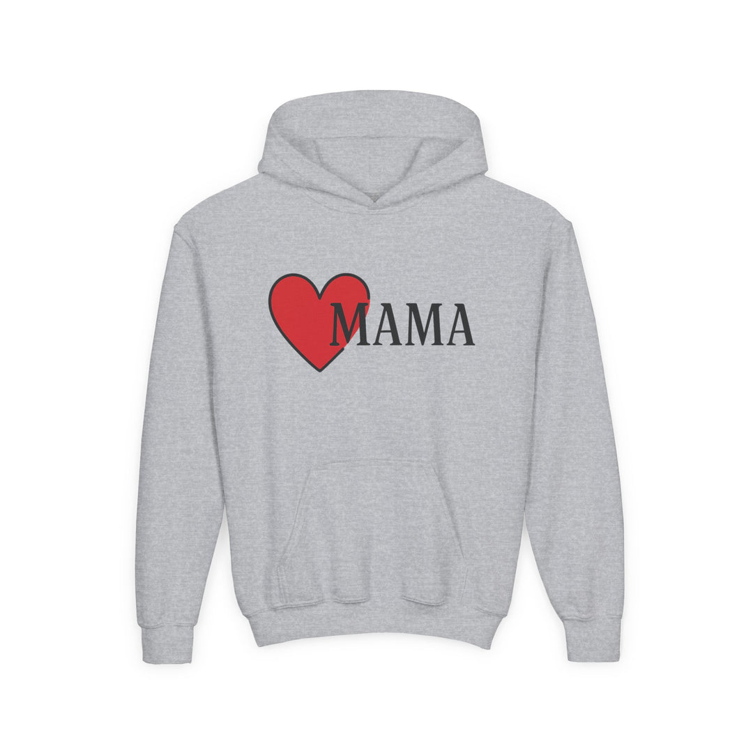 Heartfelt Mama Youth Hoodie – Cozy Gift for Kids