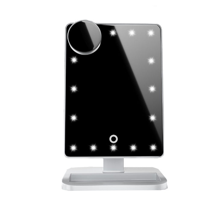 Touch Screen Makeup Mirror – lifestyle shot on dressing table