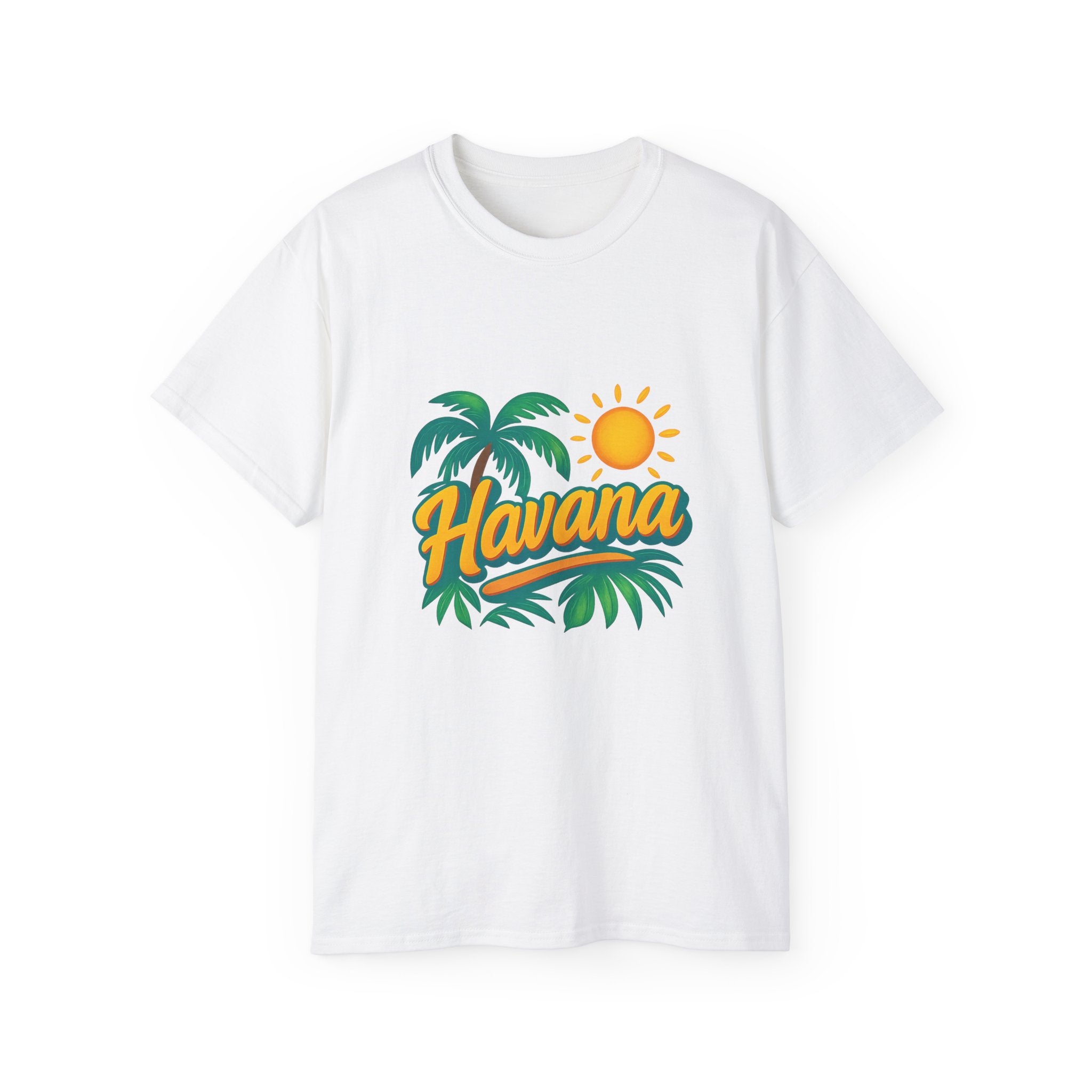 Traveler snapping selfies in the Summer Vacation Shirt against ocean backdrop.

