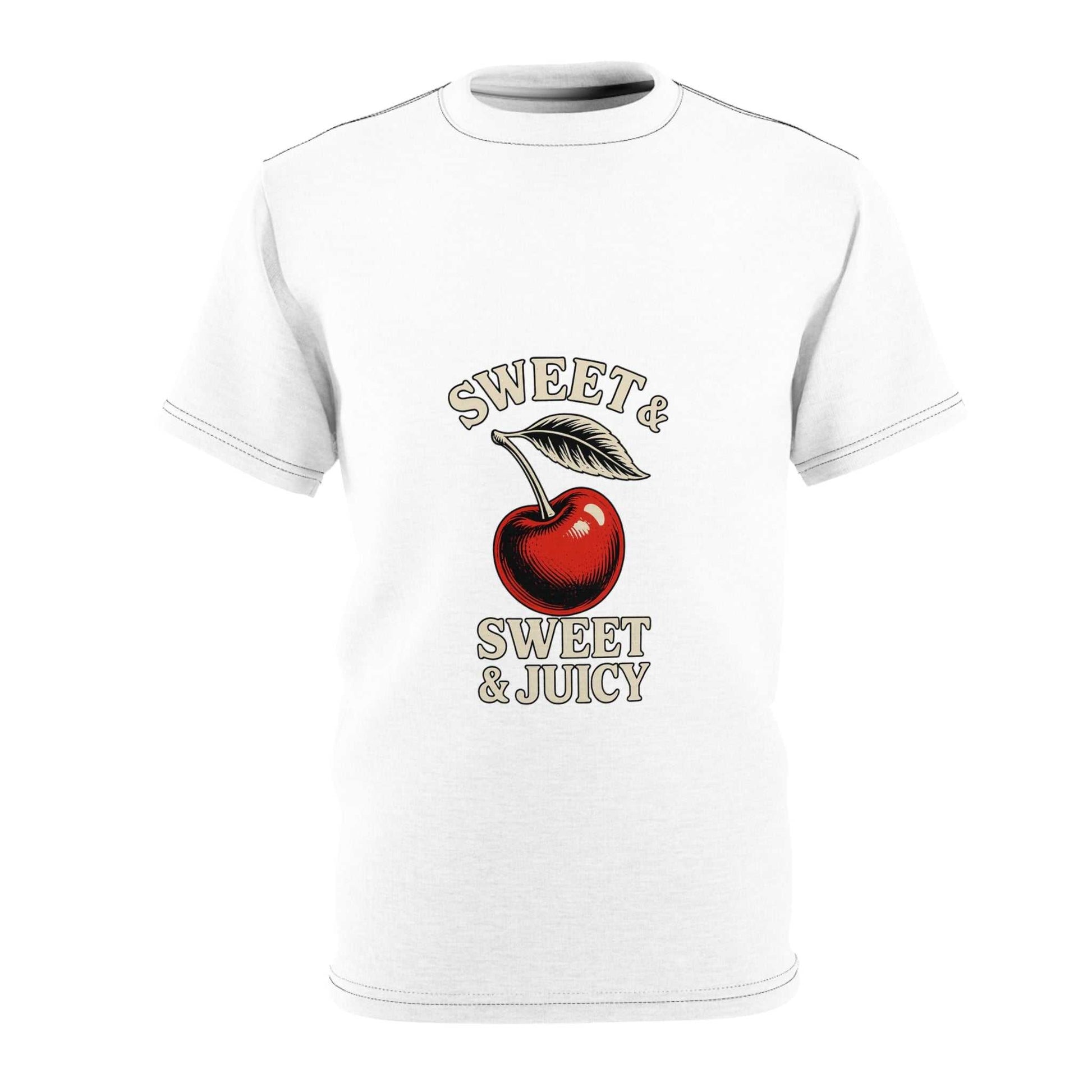 Sweet & Juicy Cherry Tee – Fun Unisex Summer Shirt www.PrintOne1.com