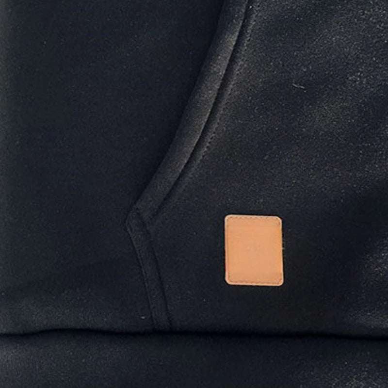 Trendy Autumn Men's Hooded Sweatshirt – Bold Prints for Active Life