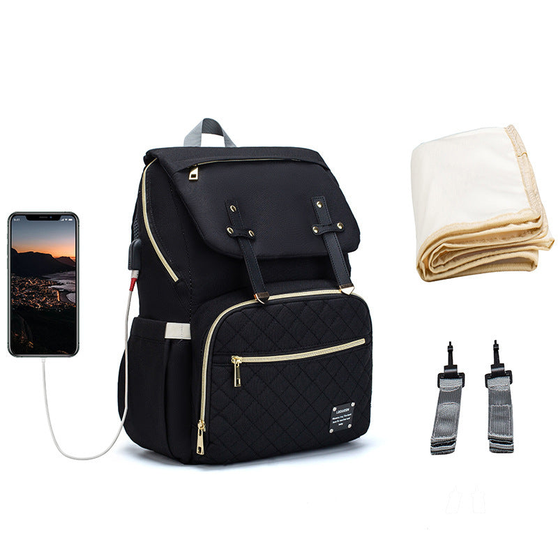 Trendy LEQUEEN Mummy Bag: Perfect for Modern Parenting