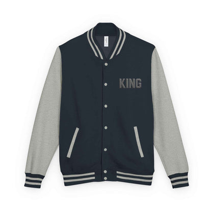 KING Letterman Jacket - Unisex Varsity Heavyweight Style