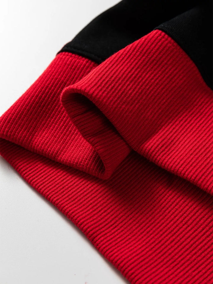 Tumble dry low care tag on Game Day Letter Graphic Varsity Sweatshirt