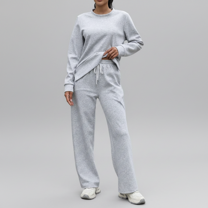 Damen-Set aus passendem Sweatshirt und Hose – Komfort