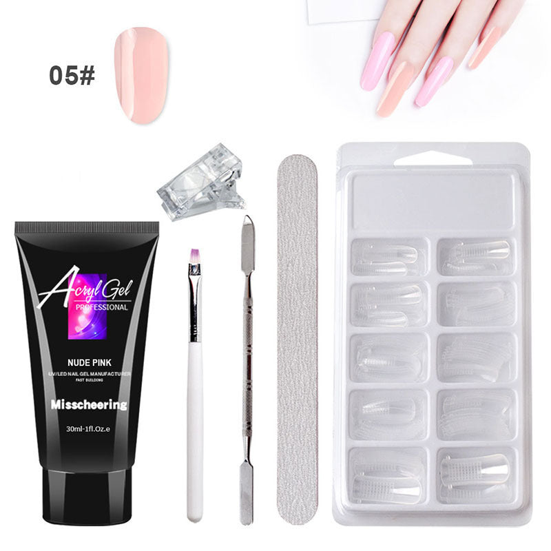 UV LED nail lamp with gel polish kit delivering even curing and long-lasting salon-quality finish
