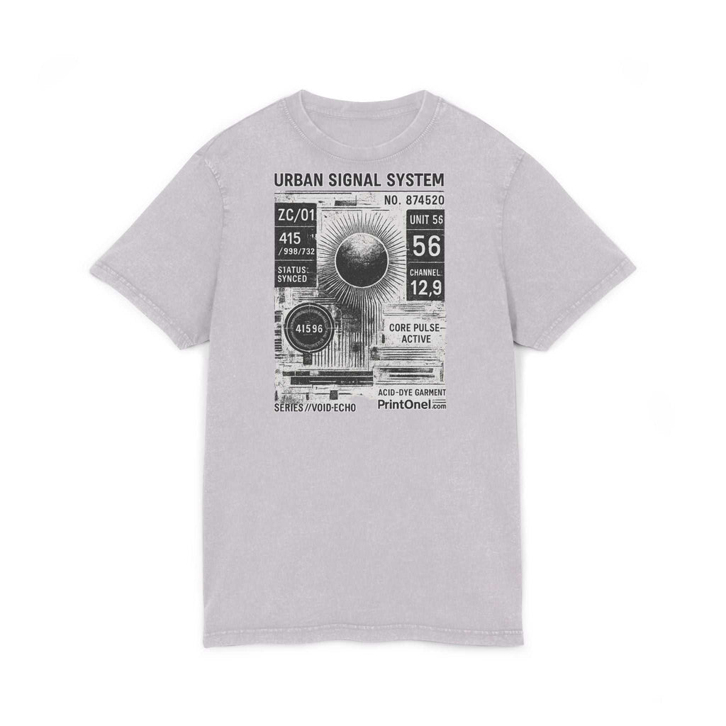 Urban Acid Wash Tee – Retro Streetwear Statement www.PrintOne1.com