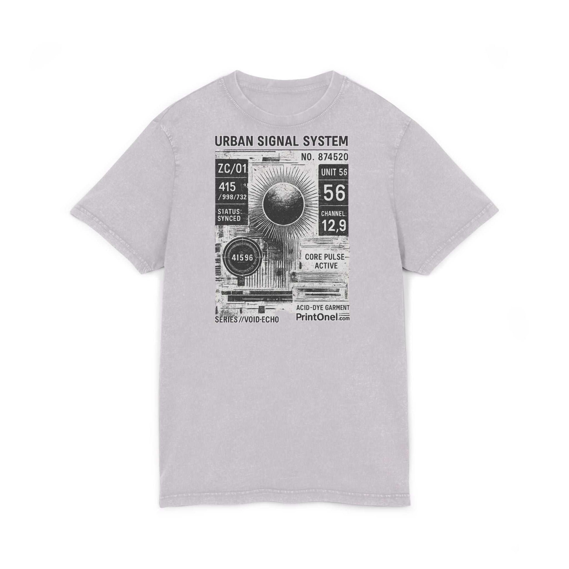 Urban Acid Wash Tee – Retro Streetwear Statement www.PrintOne1.com