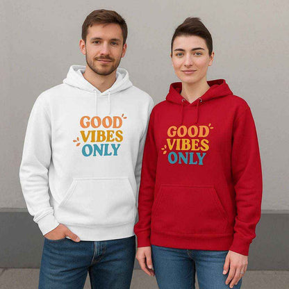Good Vibes Only Hoodie – Eco Unisex Sweatshirt Gift