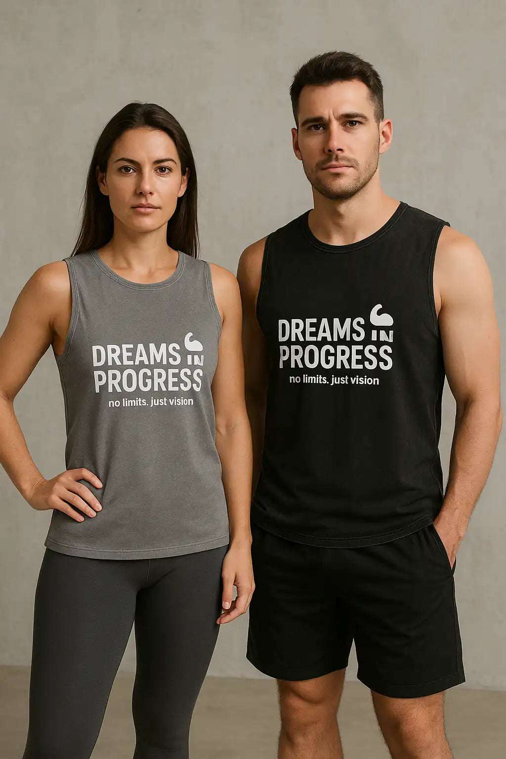 Casual summer tank top for fitness enthusiasts with vintage stonewashed finish


