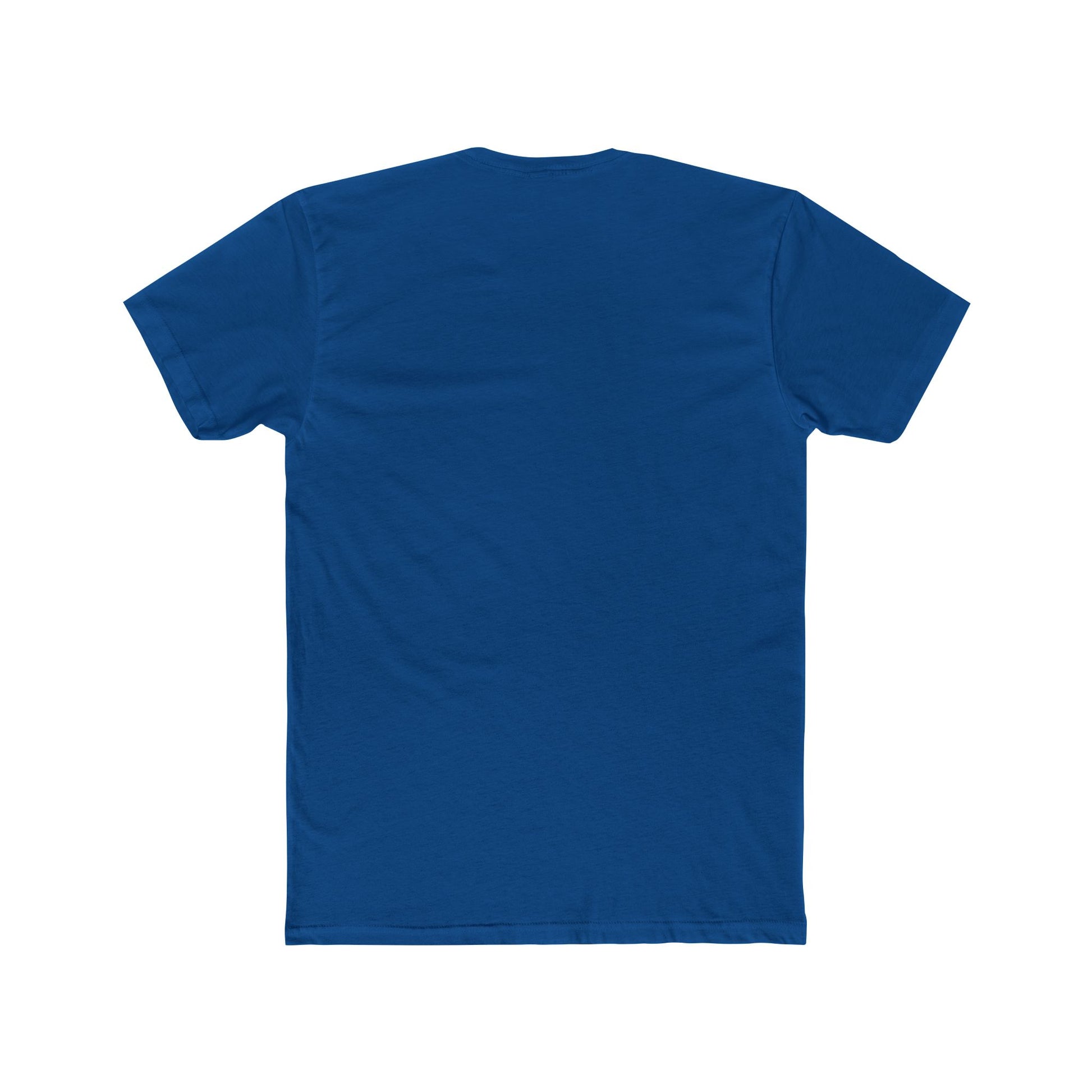 Unisex Cotton Crew Tee – Couple Look: Woman in Pink, Man in Blue, Print-Ready