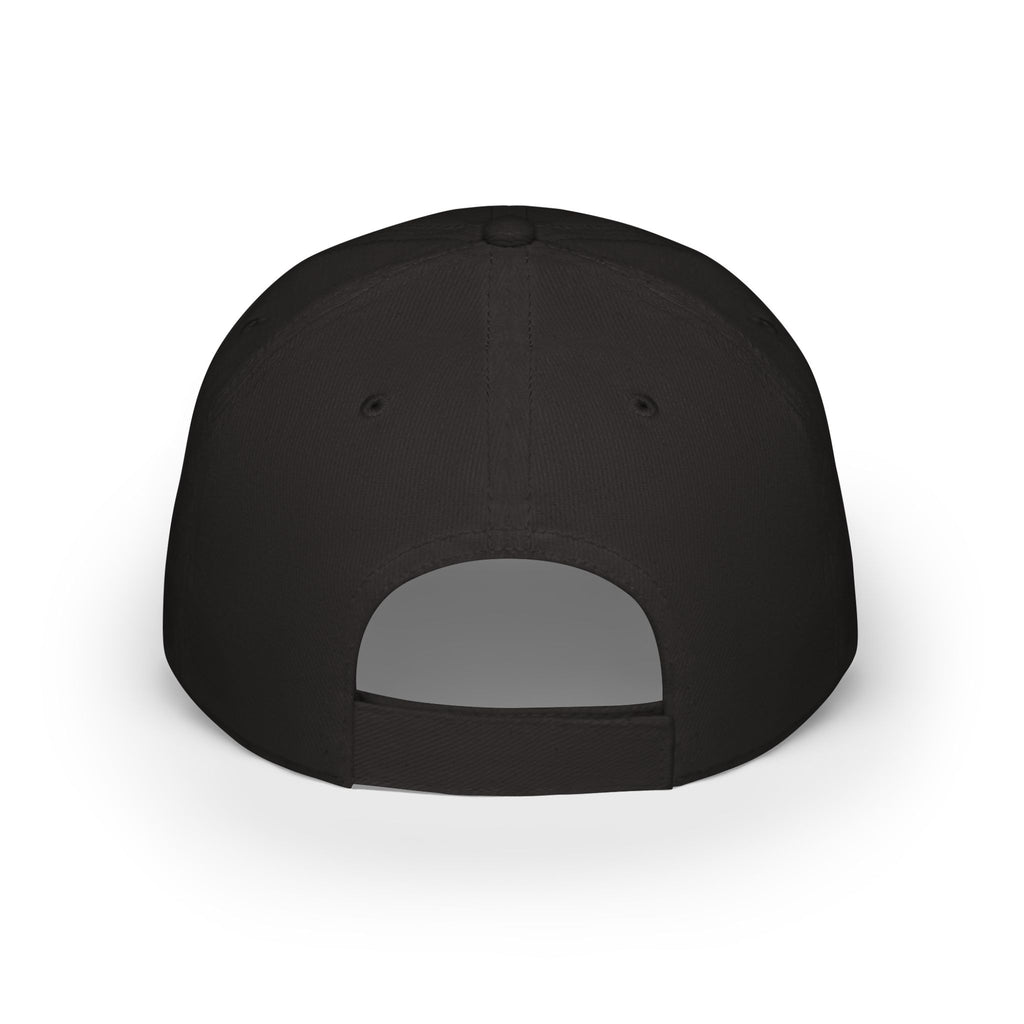 Velcro back closure cap with urban casual styling

