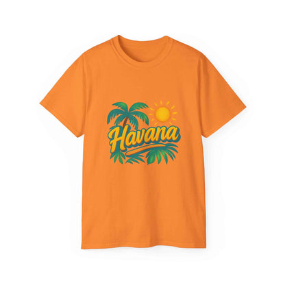 Sunset Escape: Havana Tropical Vibe Tee  Unisex Summer Shirt