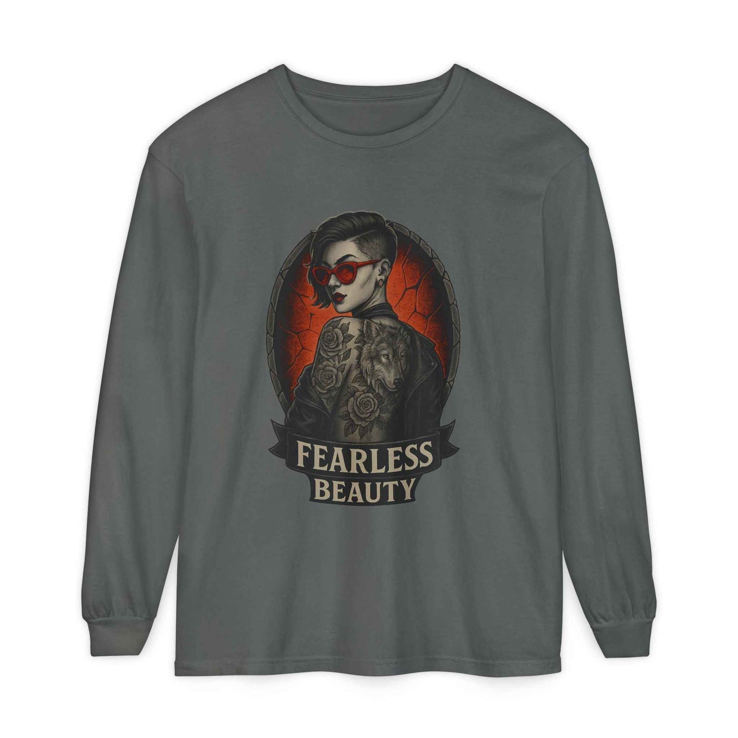 Fearless Beauty Unisex Long Sleeve Tee – Vintage Comfort