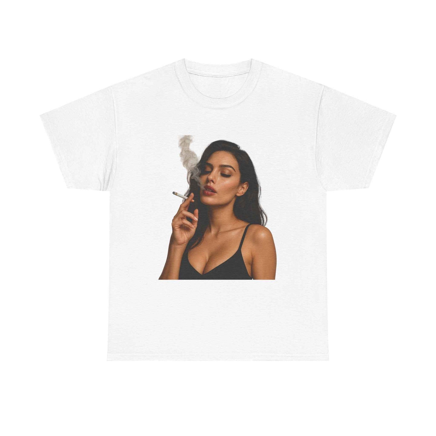 Smoke & Chill Cotton Tee – Hipster Vibe, Gift-Ready