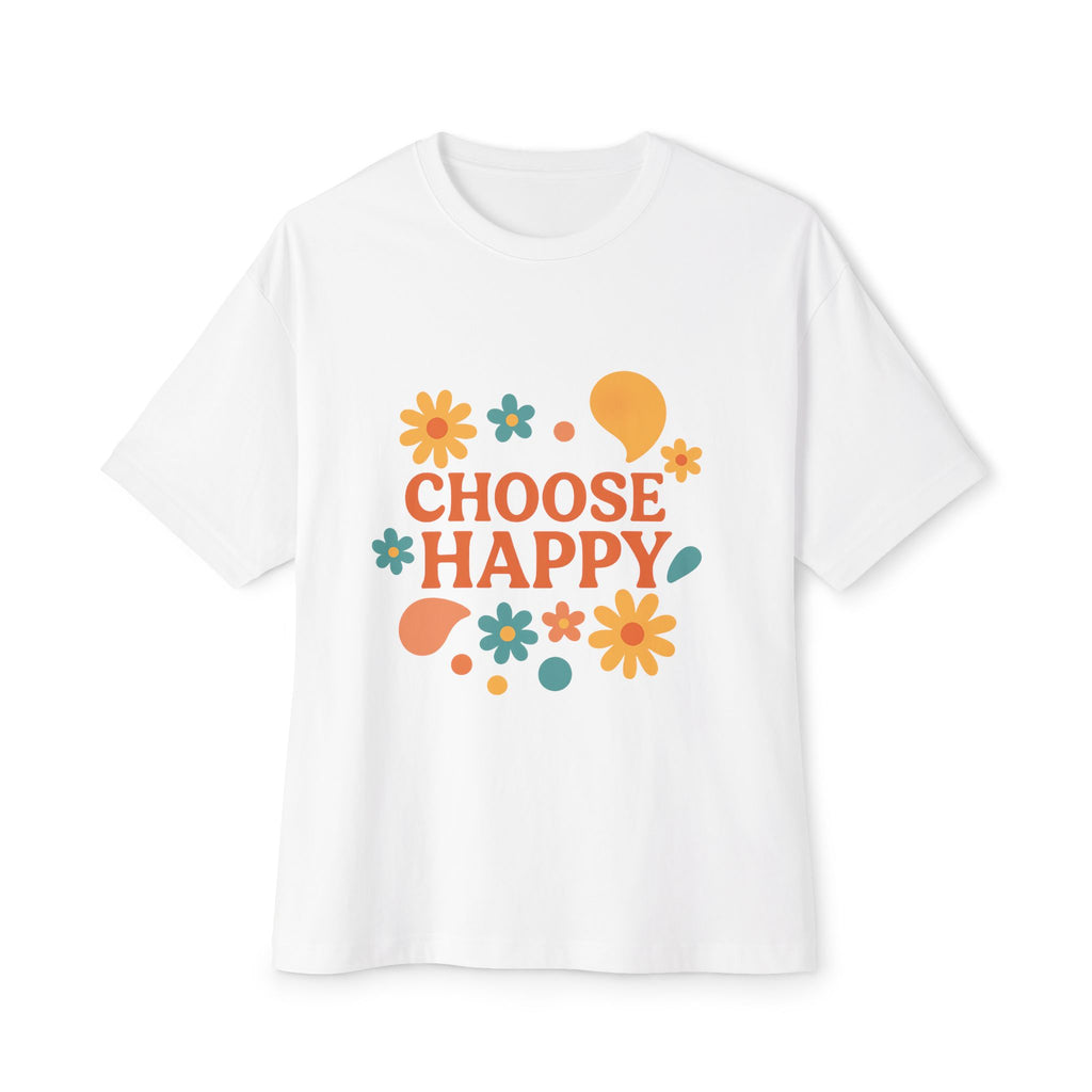 Soft cotton boxy t-shirt with dropped shoulders and relaxed fit for daily wear

