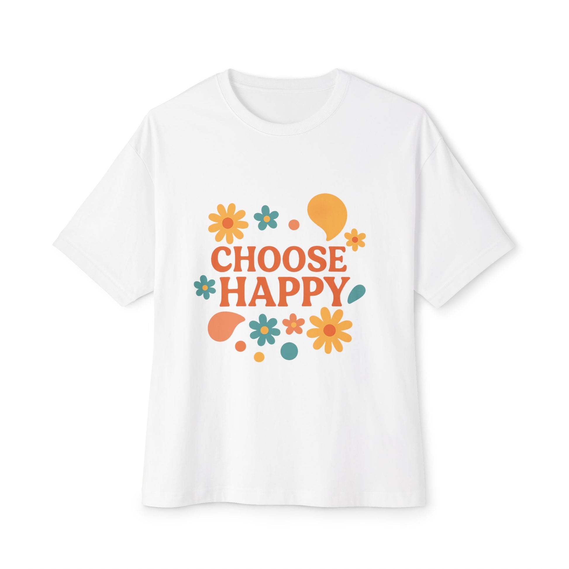 Soft cotton boxy t-shirt with dropped shoulders and relaxed fit for daily wear


