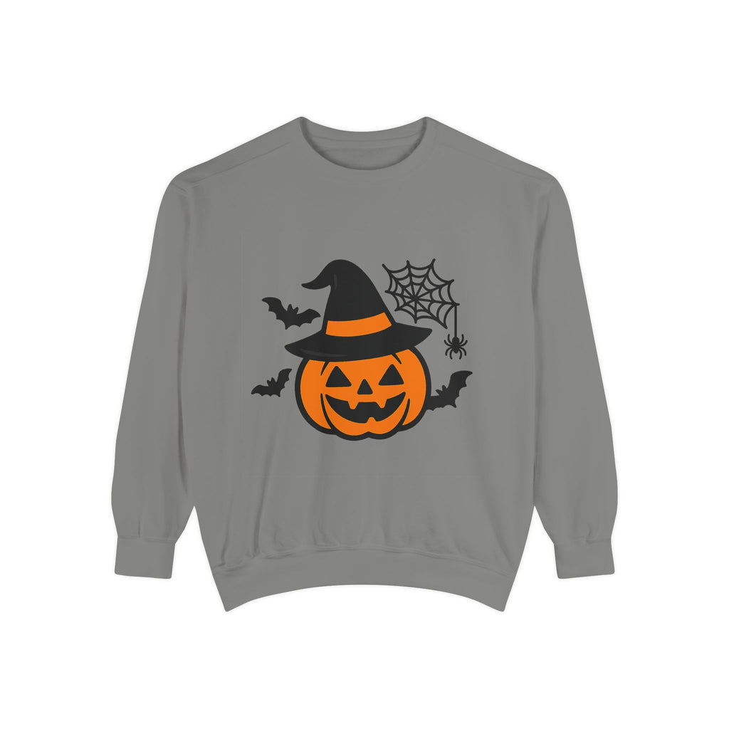 Unisex pumpkin sweatshirt for parties, strolls, and seasonal fun

