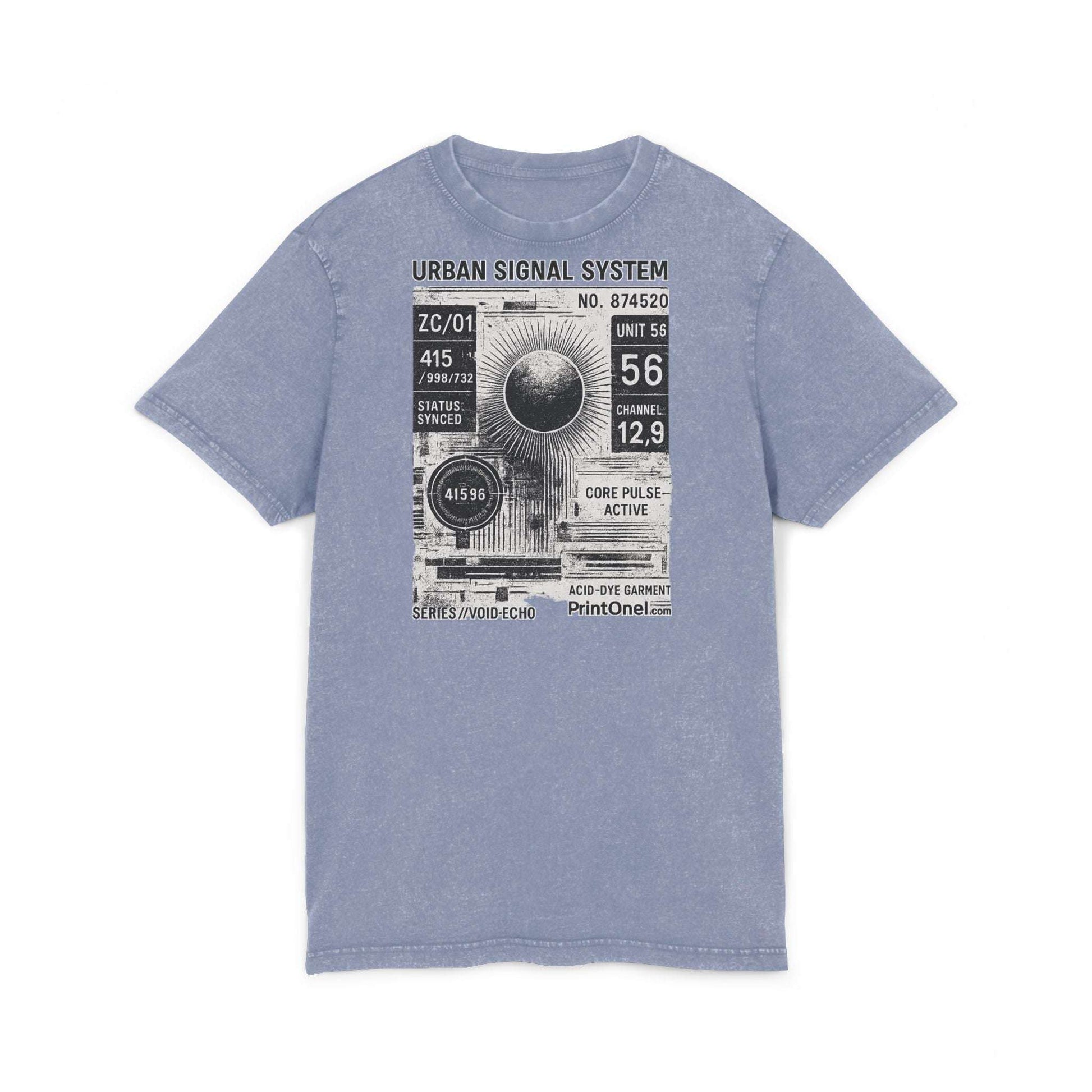 Urban Acid Wash Tee – Retro Streetwear Statement www.PrintOne1.com