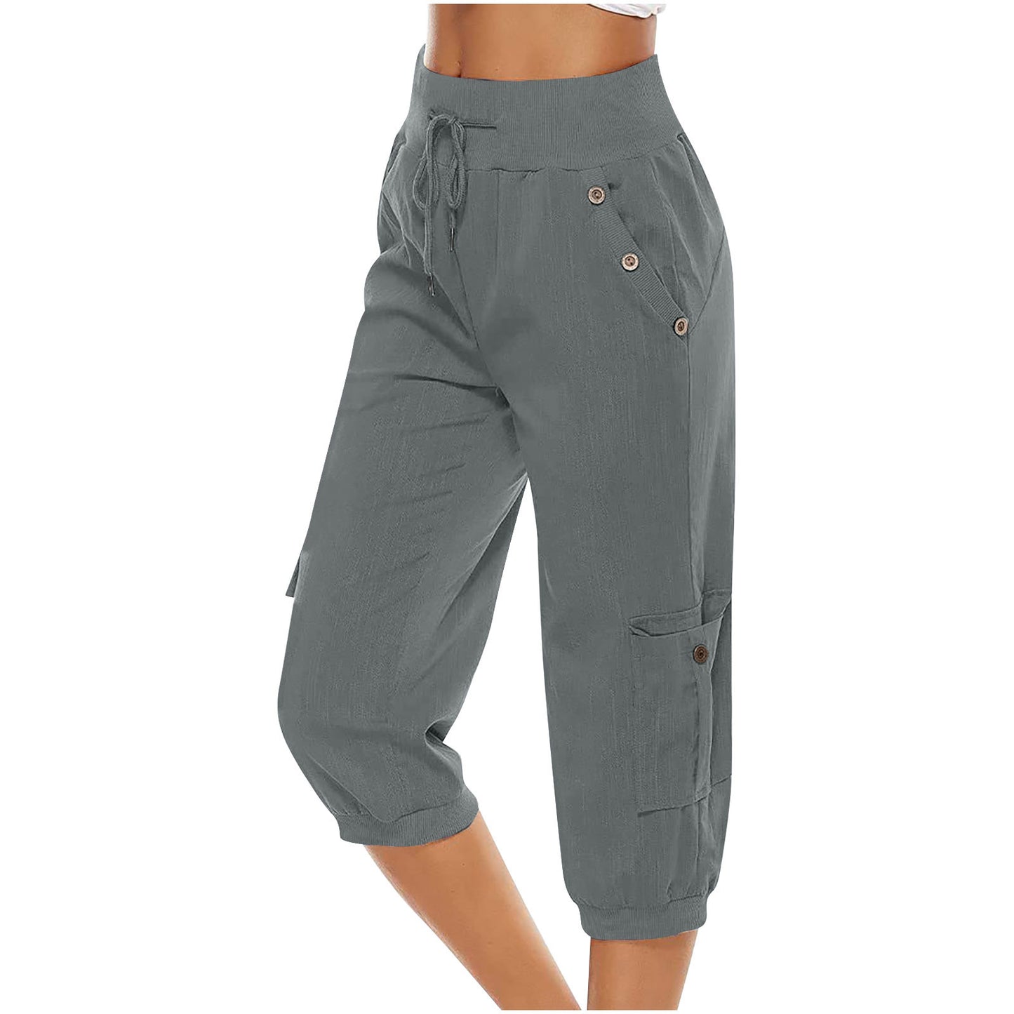 Utility cotton linen cargo pants – durable fabric and secure pockets