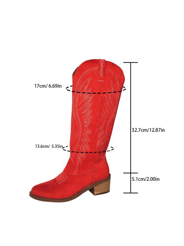 V Cut Martin Boots – premium feel suede upper, plus size friendly