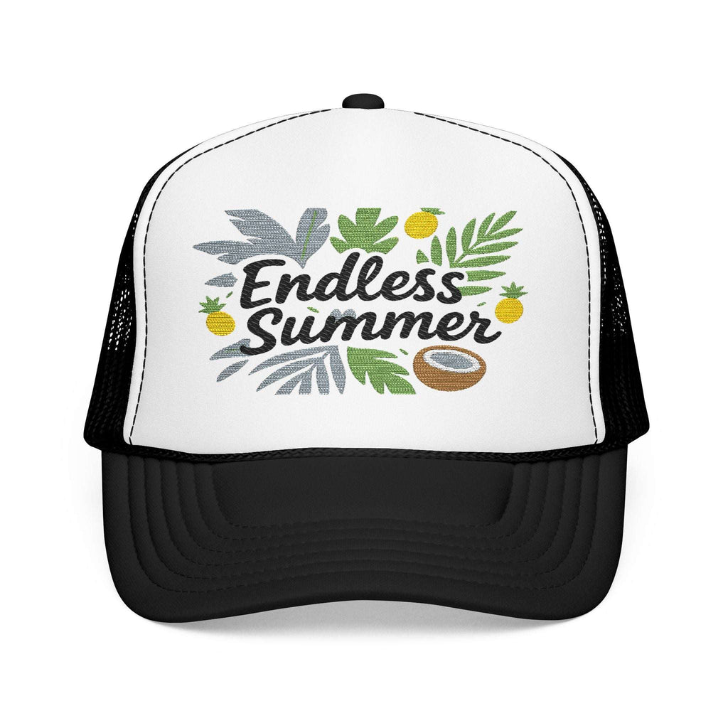 Stylish Foam Trucker Hat for tropical vacations and sunny days

