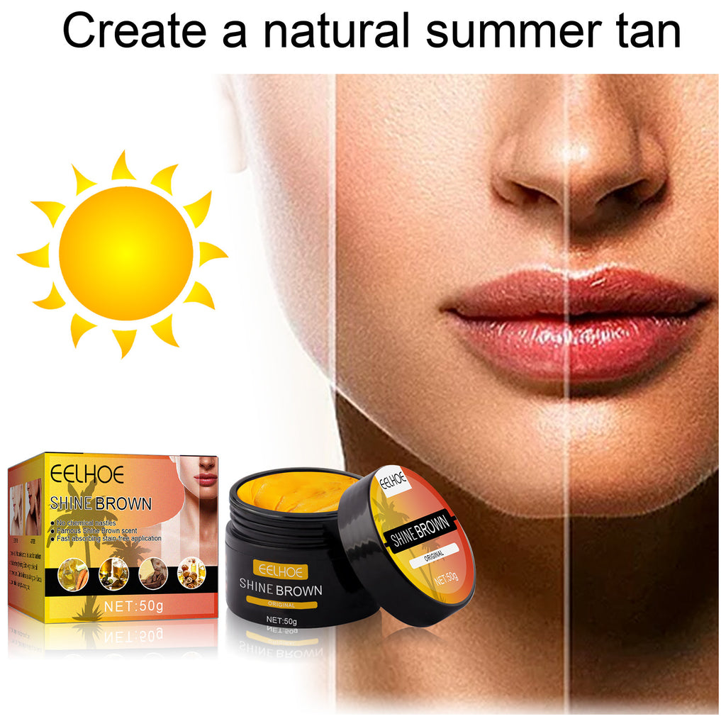Wheat complexion tanning cream – compact 50g travel-friendly size