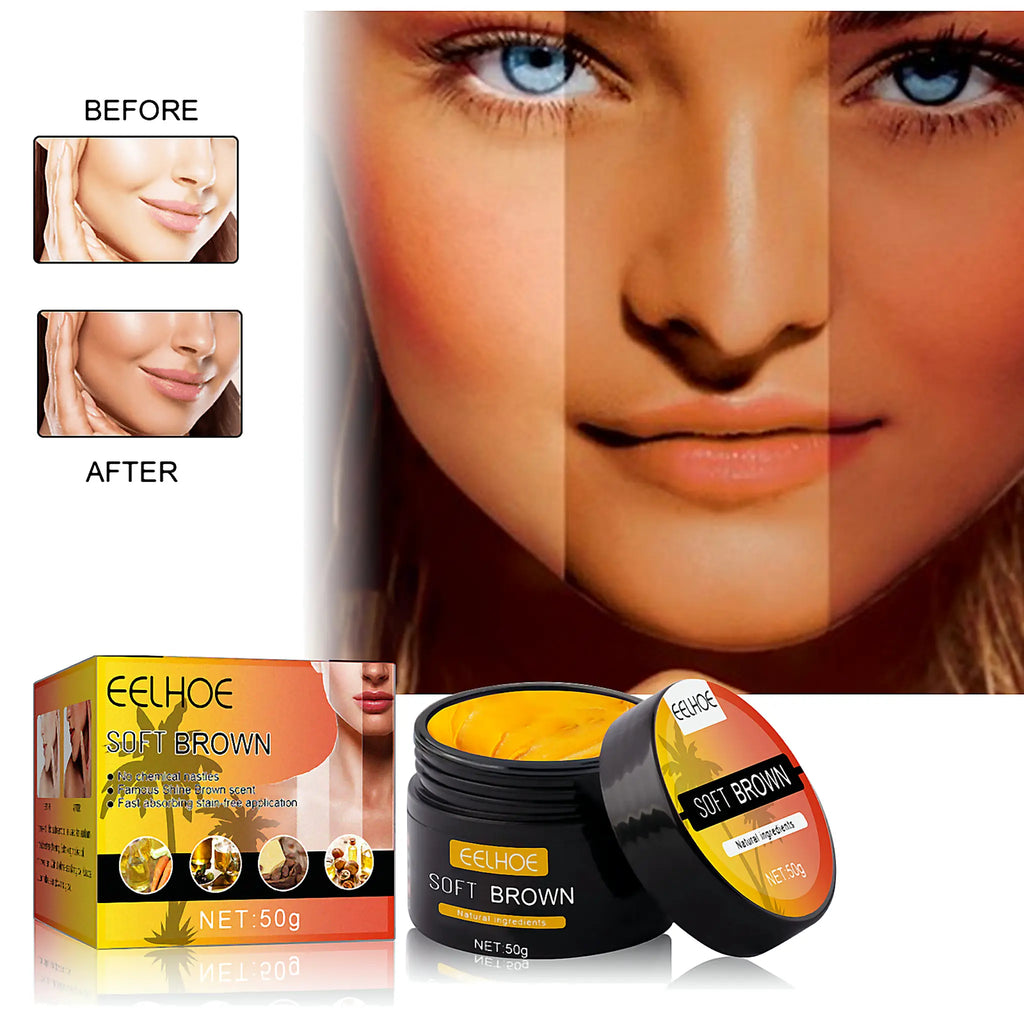 Wheat complexion tanning cream – texture macro scoop, rich moisturizing swirl