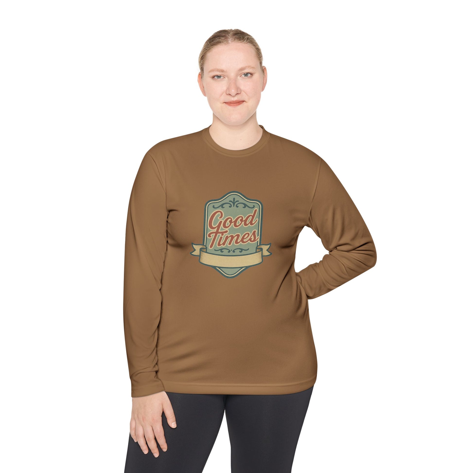 White and gray Good Times long sleeve shirts for everyday style

