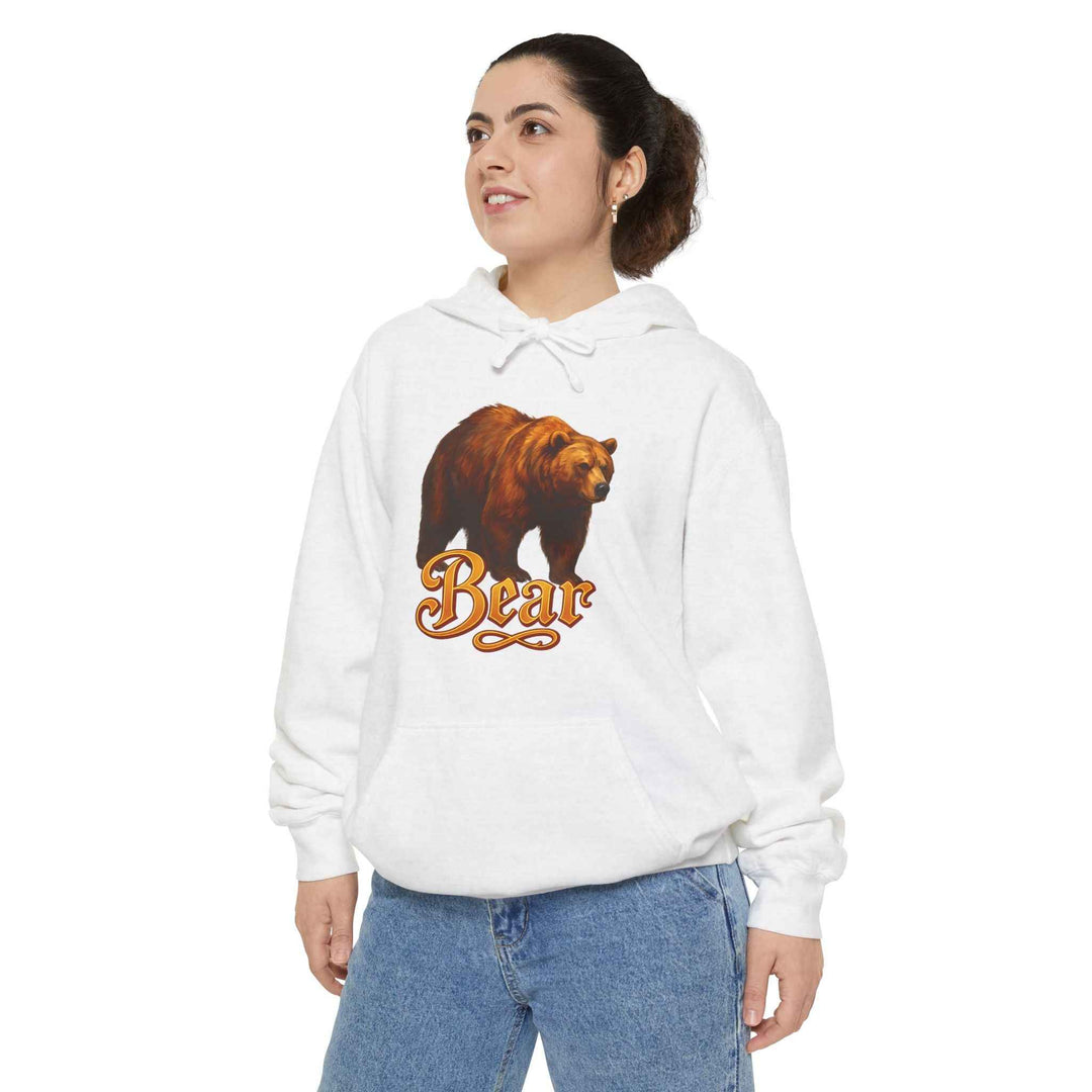 Bear Graphic Unisex Hoodie  - Cozy Outdoor Sweatshirt
