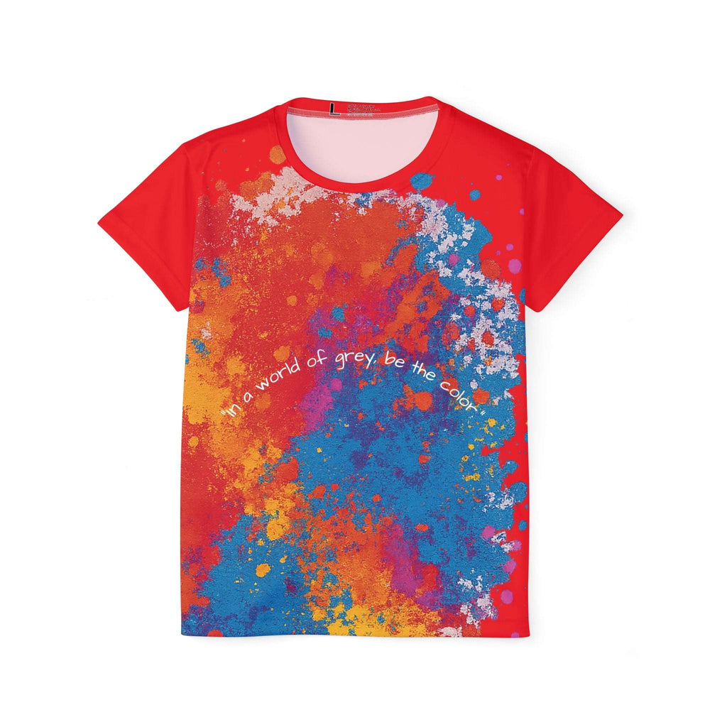Fitness-ready women's jersey with bold design and lightweight fabric

